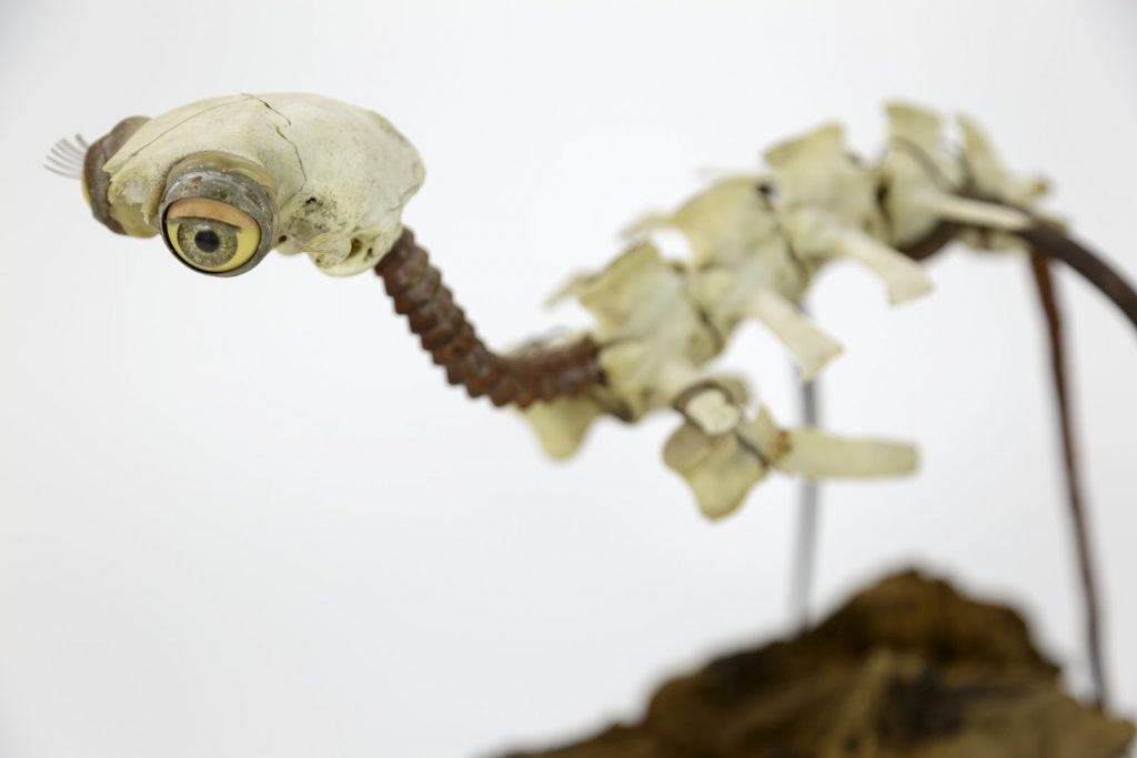 mixed material sculpture "olivia" (2005) by Andree Thielemann