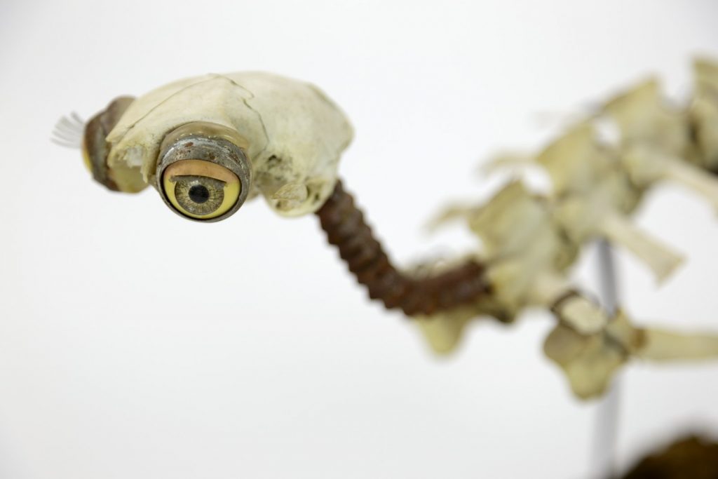 mixed material sculpture "olivia" (2005) by Andree Thielemann