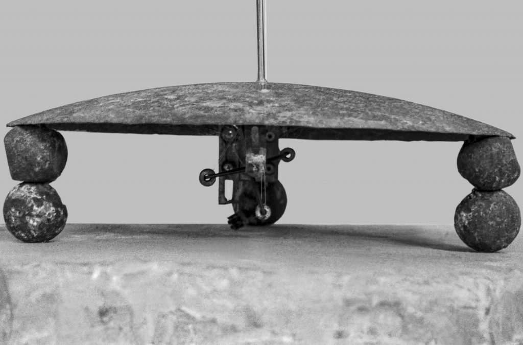 kinetic object "schneider" (2000) by Andree Thielemann