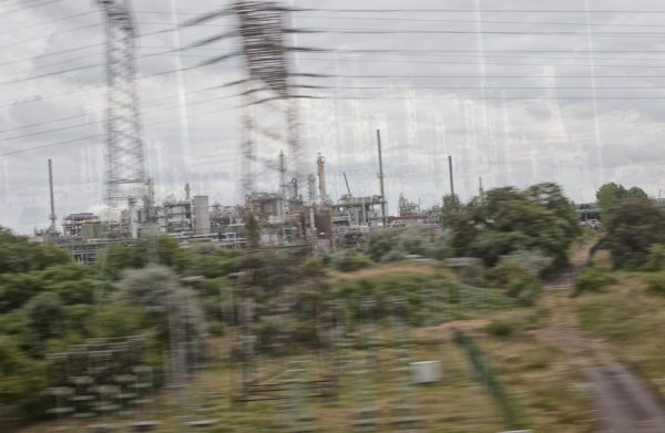 Andree Thielemann |  Stahlplastik | Fotocollage | 2016 | Titel: Bitterfeld