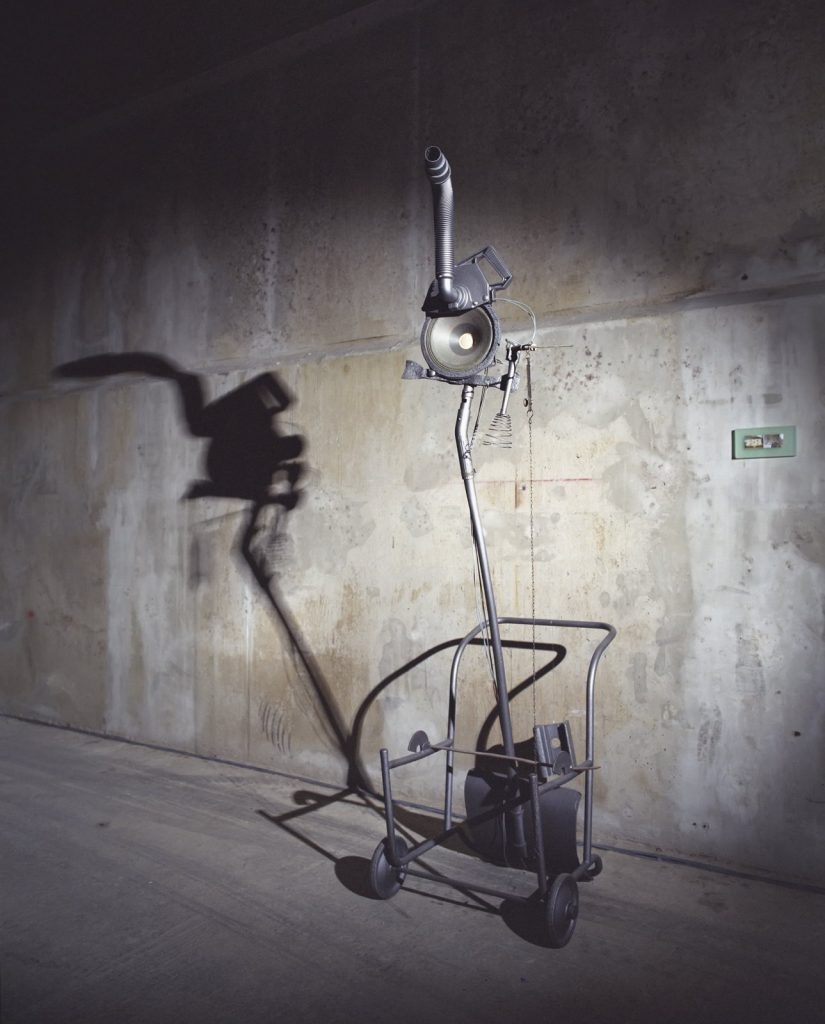 tonduschen (2002) sculpture series (mixed materials) (2002) by Andree Thielemann in collaboration with Götz Rogge.