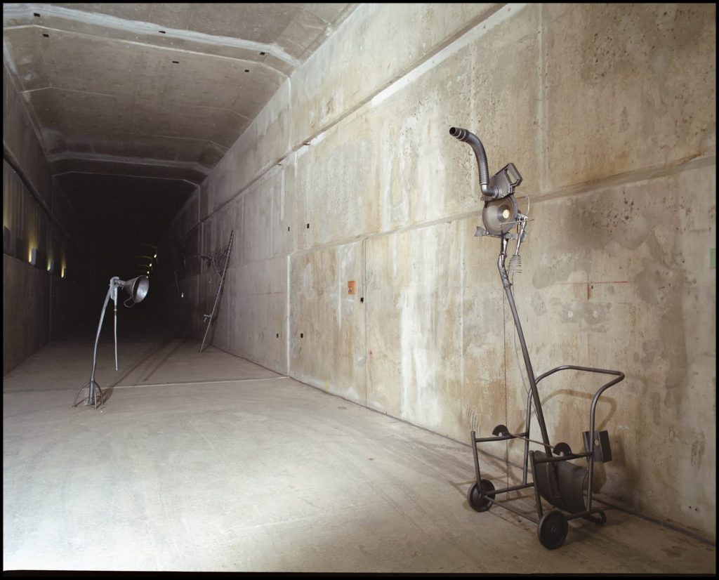 tonduschen (2002) sculpture series (mixed materials) (2002) by Andree Thielemann in collaboration with Götz Rogge.