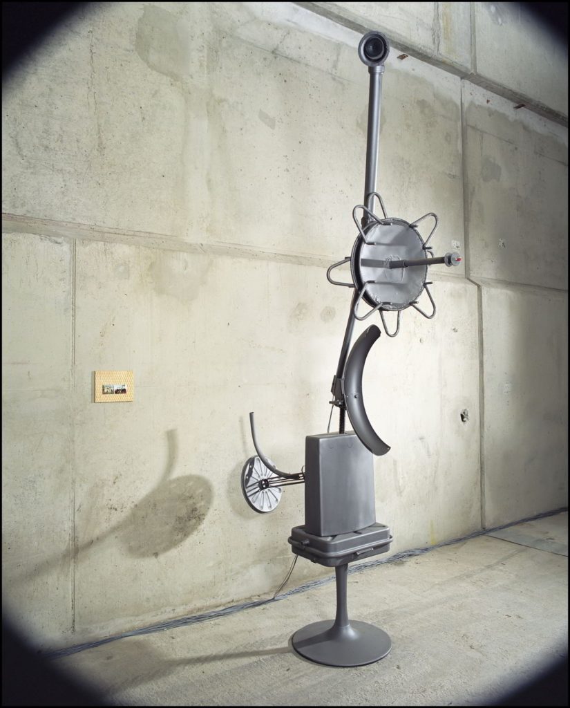 tonduschen (2002) sculpture series (mixed materials) (2002) by Andree Thielemann in collaboration with Götz Rogge.