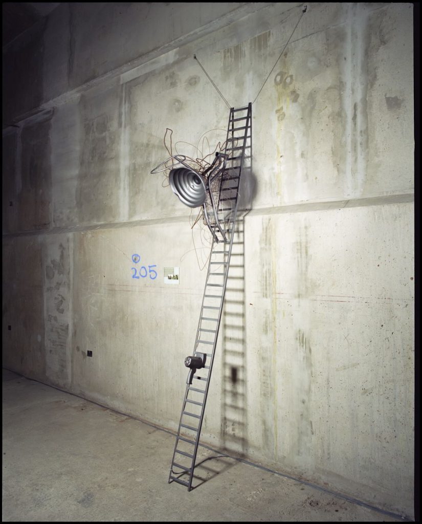 tonduschen (2002) sculpture series (mixed materials) (2002) by Andree Thielemann in collaboration with Götz Rogge.