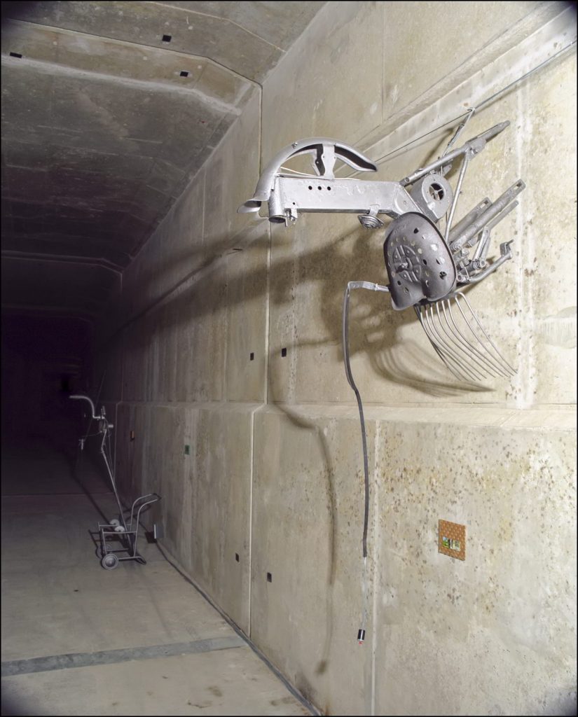 tonduschen (2002) sculpture series (mixed materials) (2002) by Andree Thielemann in collaboration with Götz Rogge.