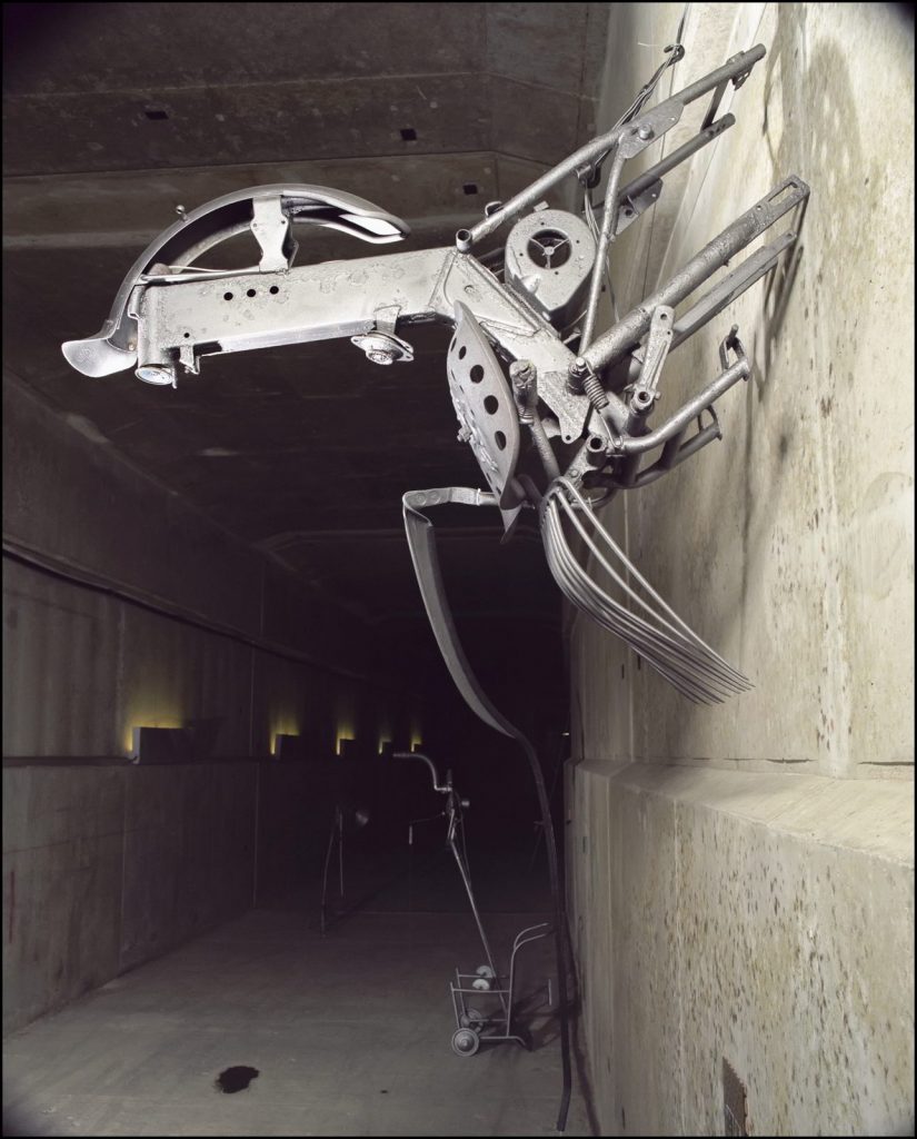 tonduschen (2002) sculpture series (mixed materials) (2002) by Andree Thielemann in collaboration with Götz Rogge.