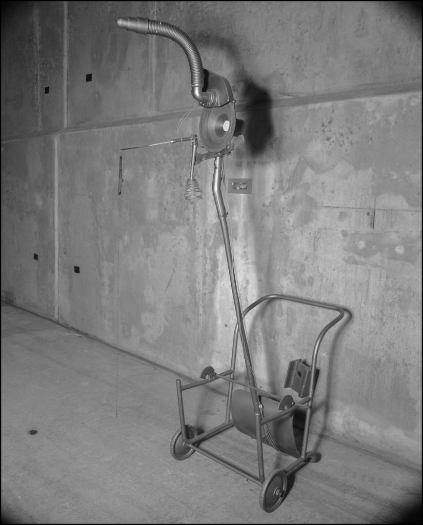 tonduschen (2002) sculpture series (mixed materials) (2002) by Andree Thielemann in collaboration with Götz Rogge.