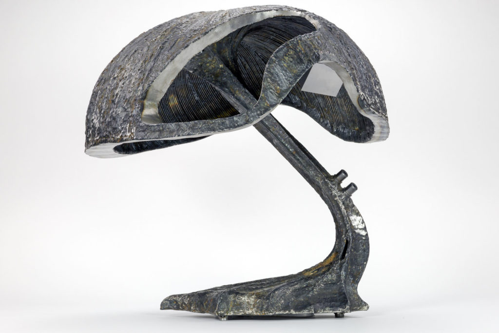 schutzschirm (2015) steel sculpture "schutzschirm" (2015) by Andree Thielemann