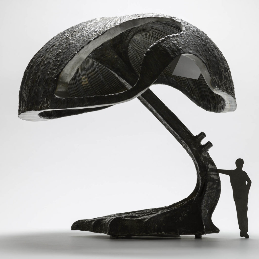 schutzschirm (2015) steel sculpture "schutzschirm" (2015) by Andree Thielemann