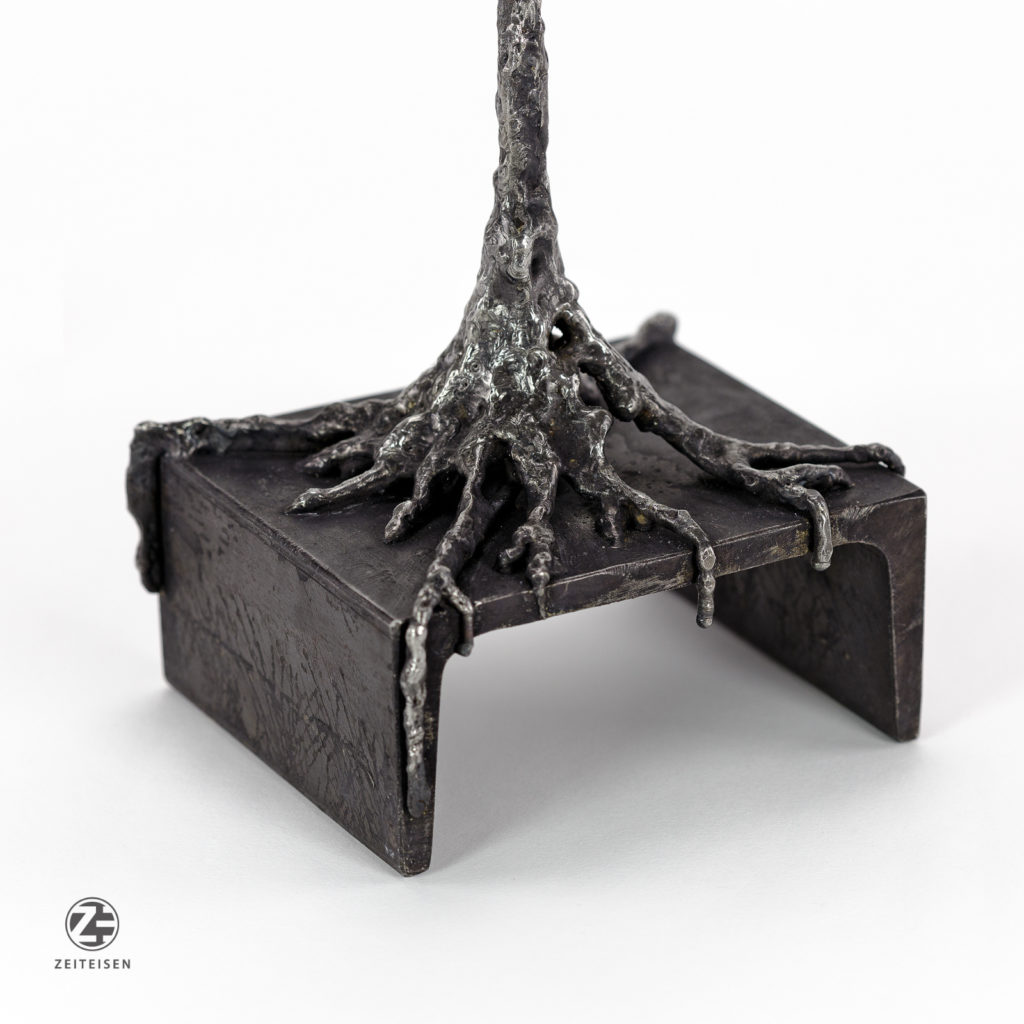 steel sculpture "sehnsucht" (2019) by Andree Thielemann