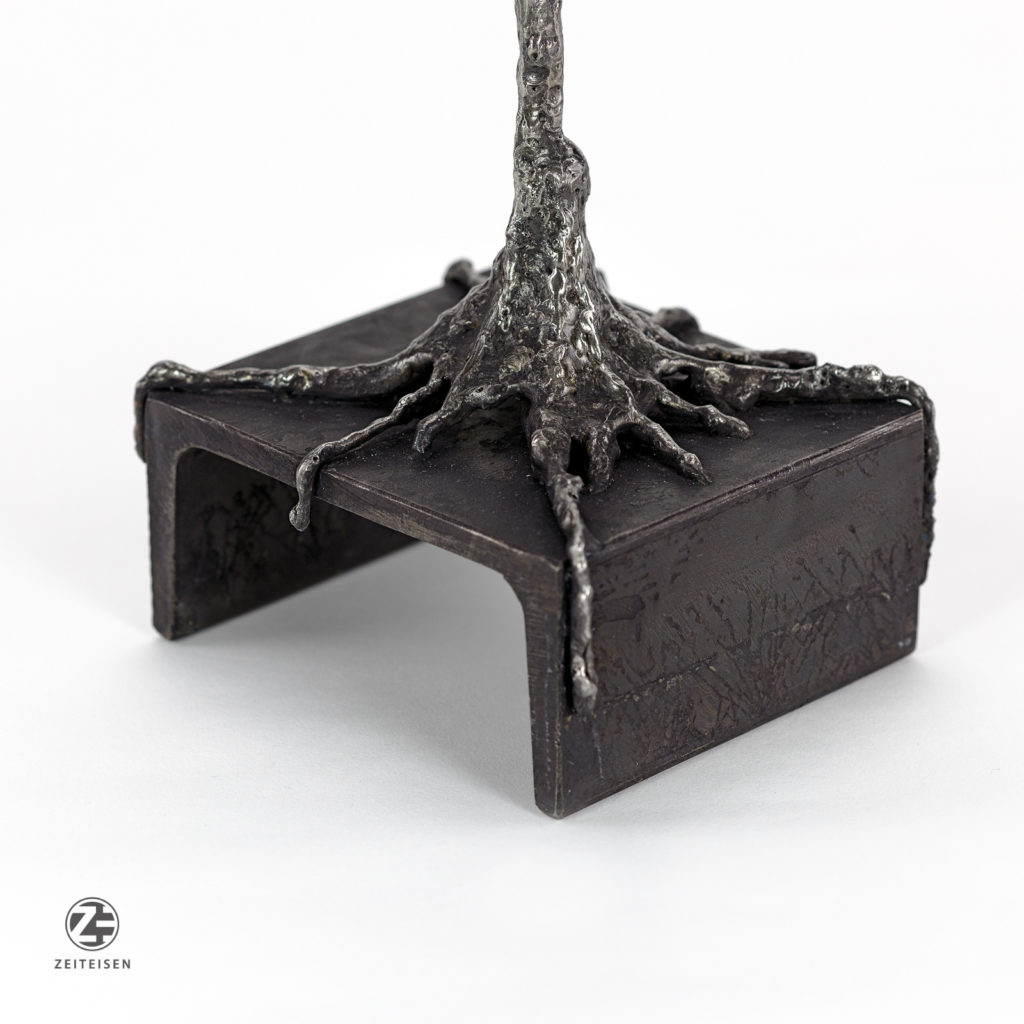 steel sculpture "sehnsucht" (2019) by Andree Thielemann