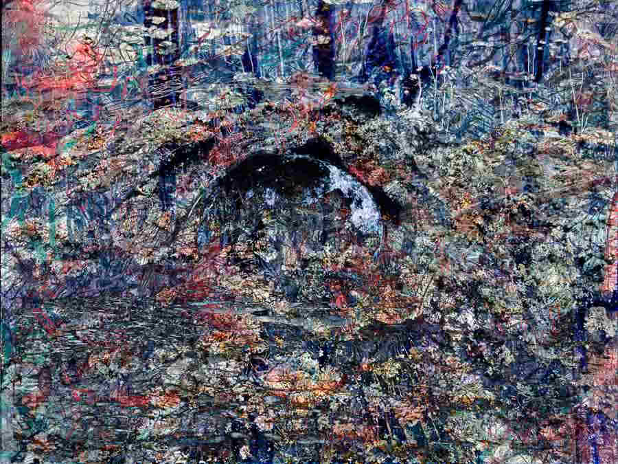 digital drawing "spalt" (2023) by Andree Thielemann