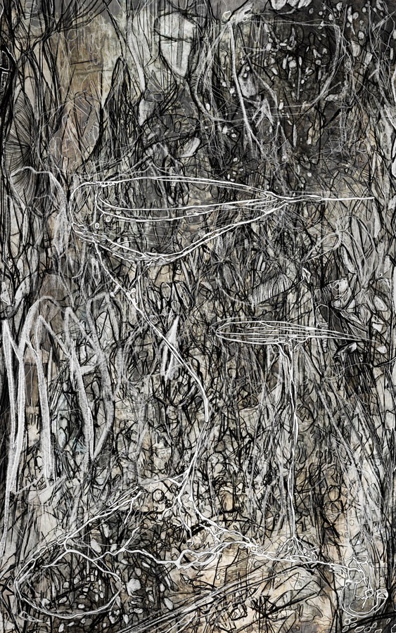 digital drawing "verbindung" (2025) by Andree Thielemann