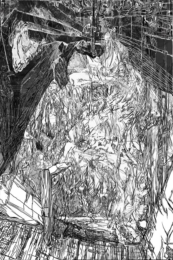 digital drawing "untergrund" (2026) by Andree Thielemann