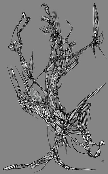 digital drawing "untitled" (2025) by Andree Thielemann